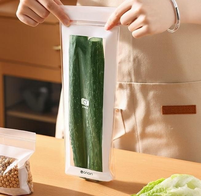 Multipurpose Zip Lock Bag 15pc |  Multipurpose Zip Lock Bag | Zip Lock Vegetable Fridge Multipurpose Storage Bag | Reusable storage bags for fridge, veggies, and travel