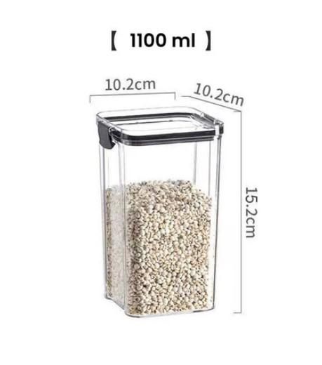 Air Tight Kitchen Storage Containers | Air Tight Storage Set For Kitchen | BPA Free Container Set For Kitchen Storage | Air Tight Kitchen Storage Organizer | Kitchen Storage Set