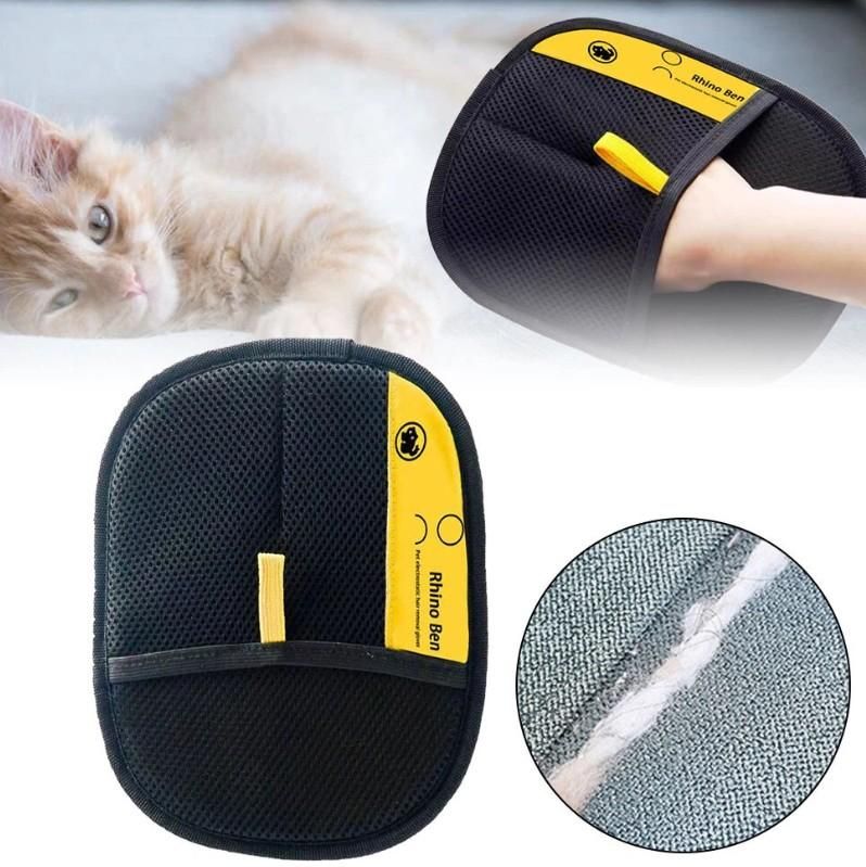 Pet Hair Removal Gloves For Dog And Cat Hair | Per Hair Removing Glove Removes Pet Hair From Beds, Sofas, Clothes, And Car Seats | Pet Hair Remover Glove For Cleaning Pet Couch, Bed, Sofa, Blanket, Bedsheet, Car Seat And Racks