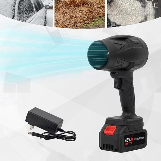 Cordless Jet Air Blower | Compact Turbo Air Blower For Cleaning Electronics, Home, Dust, Cars, Or Outdoors | Multipurpose Air Blower for Cleaning, Camping, Car Drying, Electronics And Much More