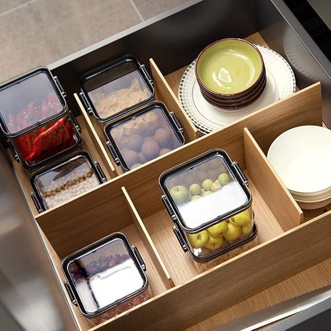 Air Tight Kitchen Storage Containers | Air Tight Storage Set For Kitchen | BPA Free Container Set For Kitchen Storage | Air Tight Kitchen Storage Organizer | Kitchen Storage Set