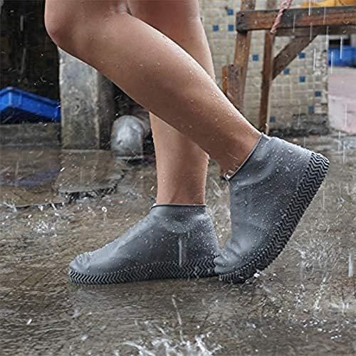 Silicone Reusable Anti skid Waterproof Boot Cover And Shoe Protector And Boot Cover For Indoor And Outdoor Use | Waterproof Shoe Cover | Reusable Silicone Cover Shoes Rain Boots for Men, Women And Kids (Assorted Color)