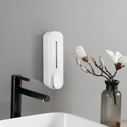 Wall Mounted Liquid Soap and Shampoo Dispenser For Bathroom