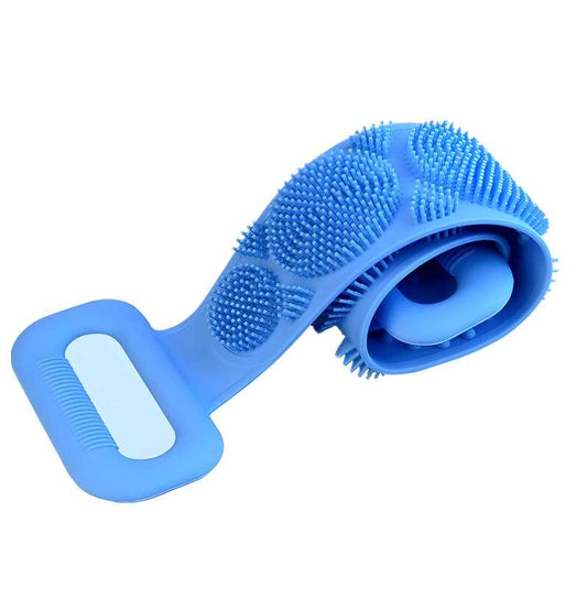 Dual Bath Brush | Silicone Double Sided Bathing Brush for Skin Deep Cleaning