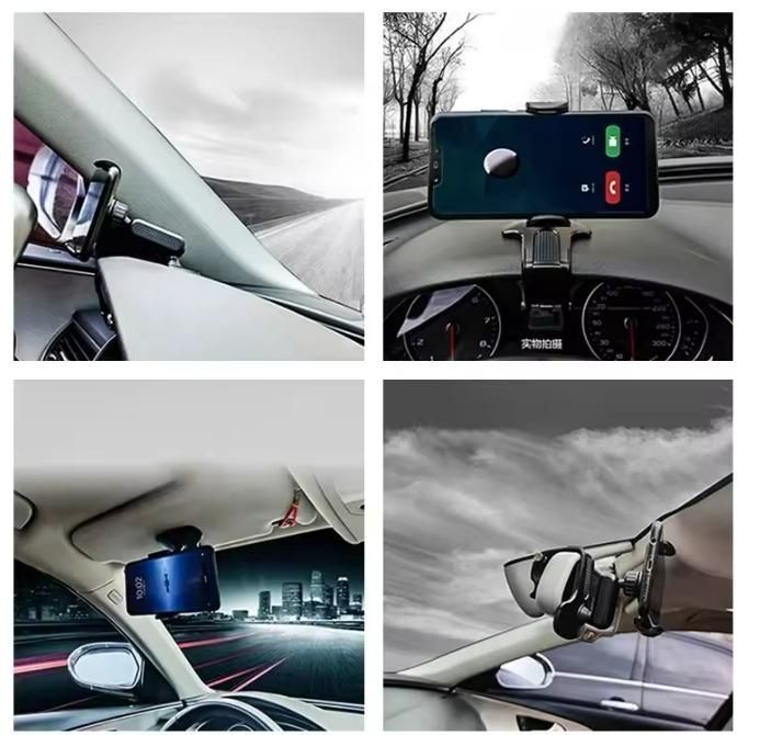 Multifunctional Car Dashboard Phone Holder, 360 Degree Rotation, Universal Smartphone Compatibility, Dashboard Mount | 360 Degree Rotatable Phone Mount For Car | Phone Holder With 360 Degree Rotation