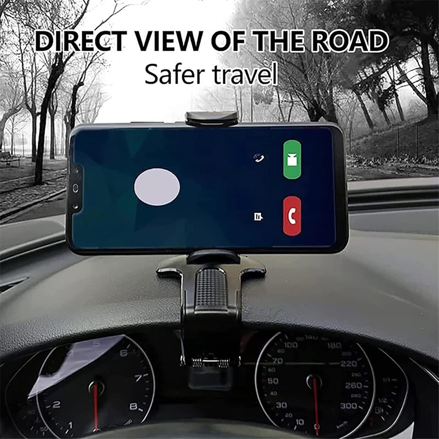 Multifunctional Car Dashboard Phone Holder, 360 Degree Rotation, Universal Smartphone Compatibility, Dashboard Mount | 360 Degree Rotatable Phone Mount For Car | Phone Holder With 360 Degree Rotation