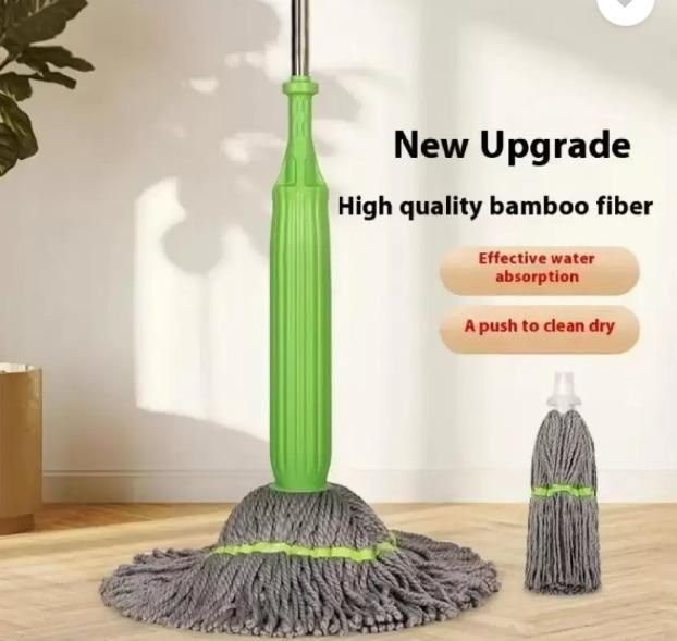 Easy Floor Cleaning Mop | 2-in-1 Microfiber 360 Rotatable Adjustable and Multi-Surface Floor Cleaning Mop for Home and Office