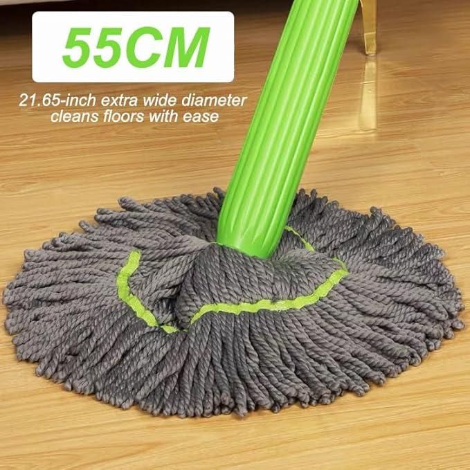 Easy Floor Cleaning Mop | 2-in-1 Microfiber 360 Rotatable Adjustable and Multi-Surface Floor Cleaning Mop for Home and Office