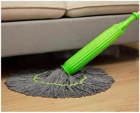 Easy Floor Cleaning Mop | 2-in-1 Microfiber 360 Rotatable Adjustable and Multi-Surface Floor Cleaning Mop for Home and Office