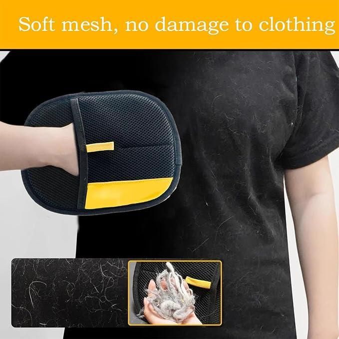 Pet Hair Removal Gloves For Dog And Cat Hair | Per Hair Removing Glove Removes Pet Hair From Beds, Sofas, Clothes, And Car Seats | Pet Hair Remover Glove For Cleaning Pet Couch, Bed, Sofa, Blanket, Bedsheet, Car Seat And Racks