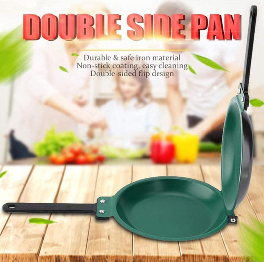 Double Sided Non Stick Frying Pan For Mess Free And Quick Cooking | Nonstick Fry Pan For Kitchen