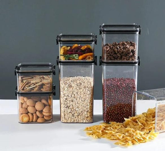 Air Tight Kitchen Storage Containers | Air Tight Storage Set For Kitchen | BPA Free Container Set For Kitchen Storage | Air Tight Kitchen Storage Organizer | Kitchen Storage Set