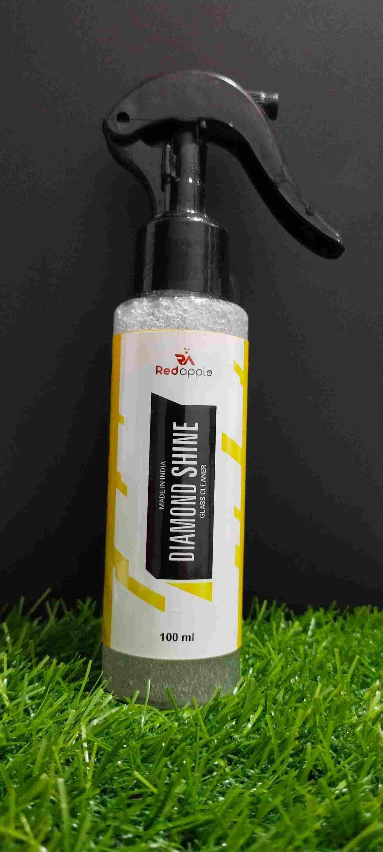 Diamond Shine Glass And Mirror Cleaning Spray  For Car mirrors, Home Mirrors, Bathroom Mirrors, Works On All Types Of Glass Surfaces (Pack of 2) | Streak-free Glass And Mirror cleaner Spray (Pack of 2)