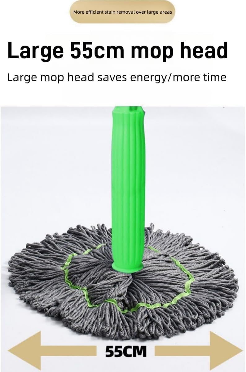 Easy Floor Cleaning Mop | 2-in-1 Microfiber 360 Rotatable Adjustable and Multi-Surface Floor Cleaning Mop for Home and Office